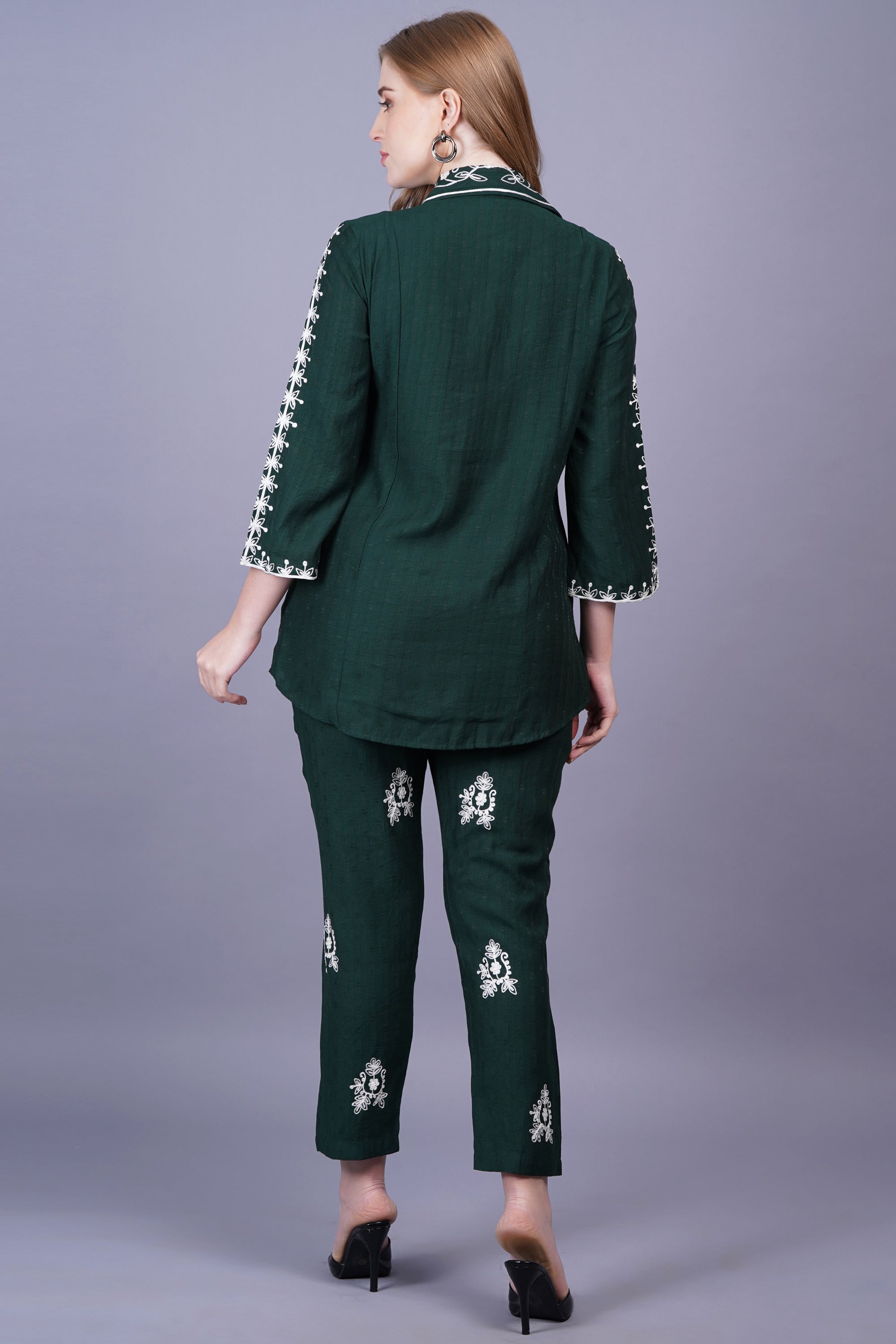 EMBROIDERED COORD SET