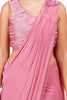 PASTEL PINK DRAPE SAREE